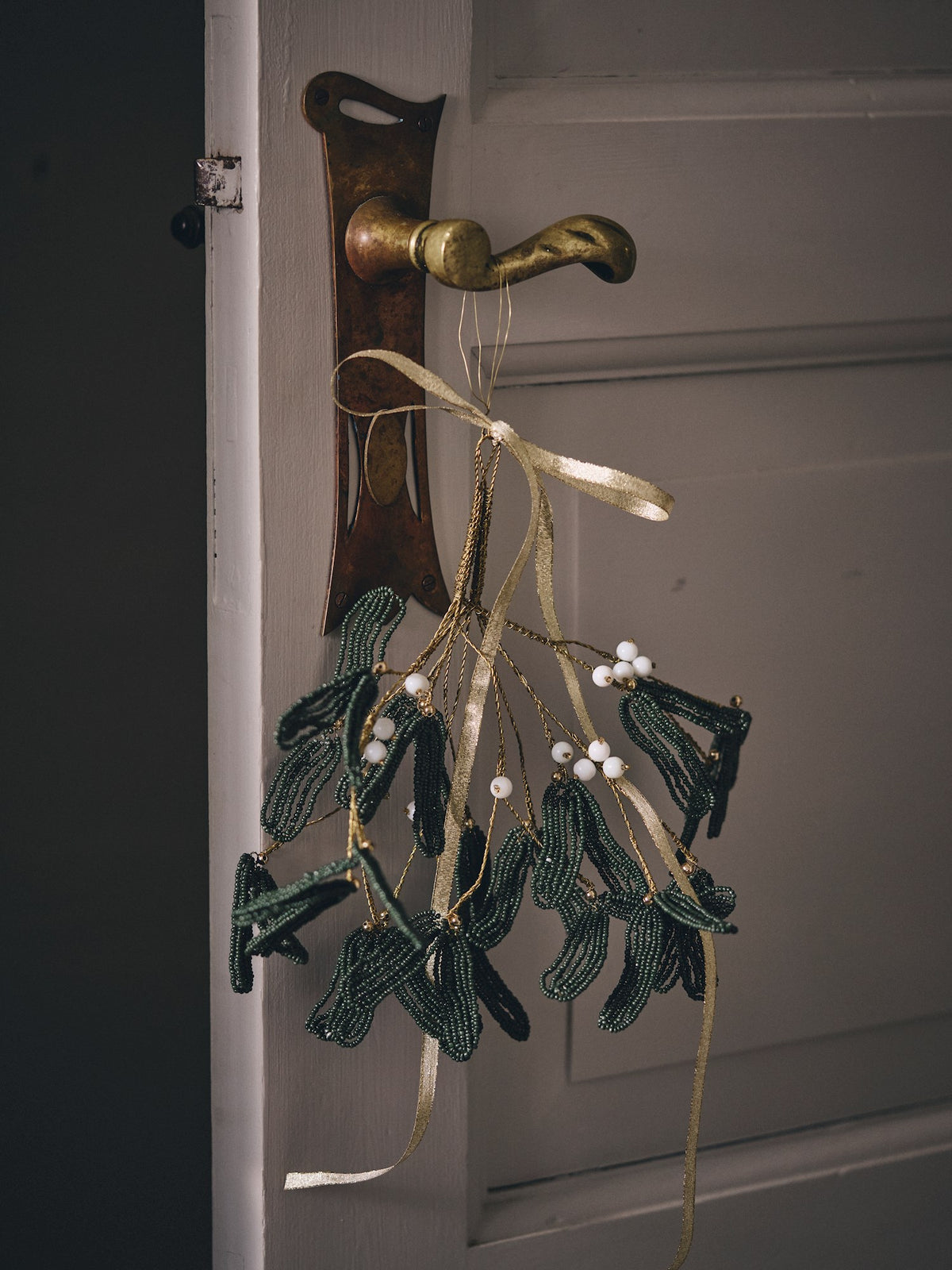 Mistletoe with beads