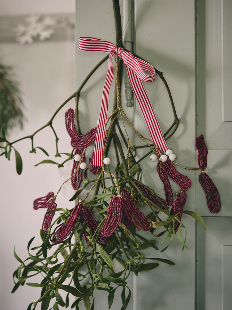 Mistletoe with beads