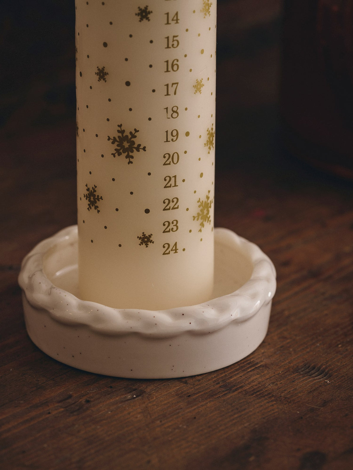 Candle plate