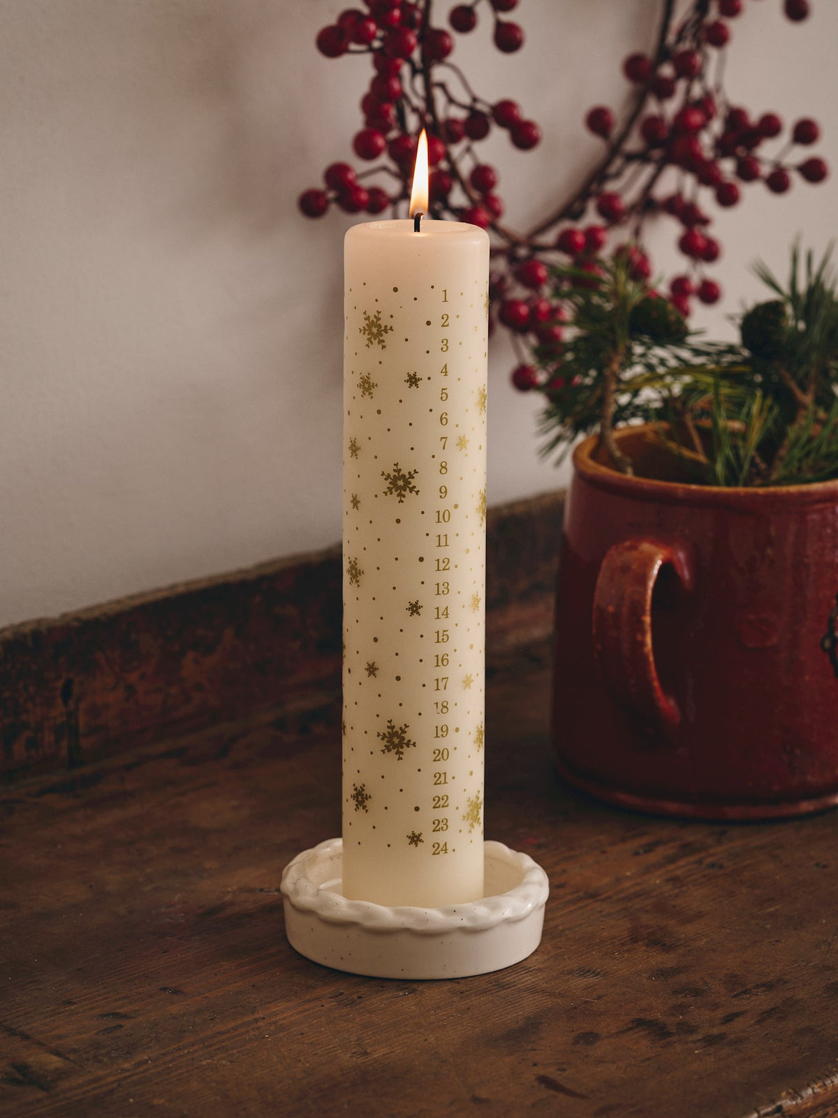 Candle plate