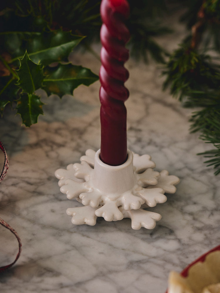 Candle holder snowflake