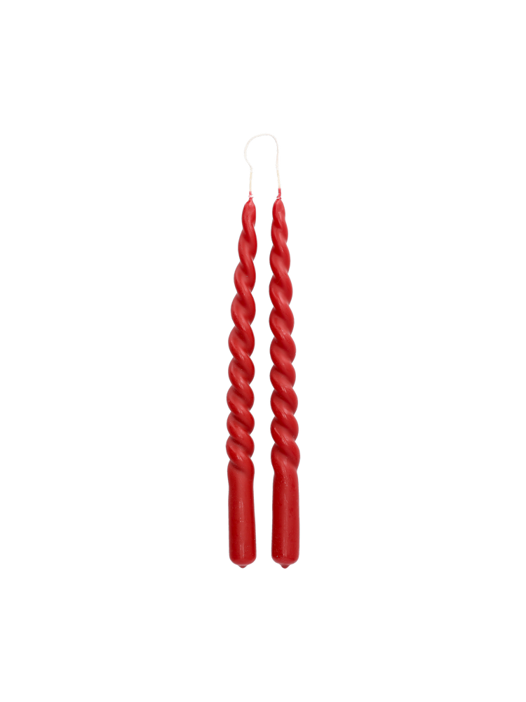 Twisted candles 28 cm