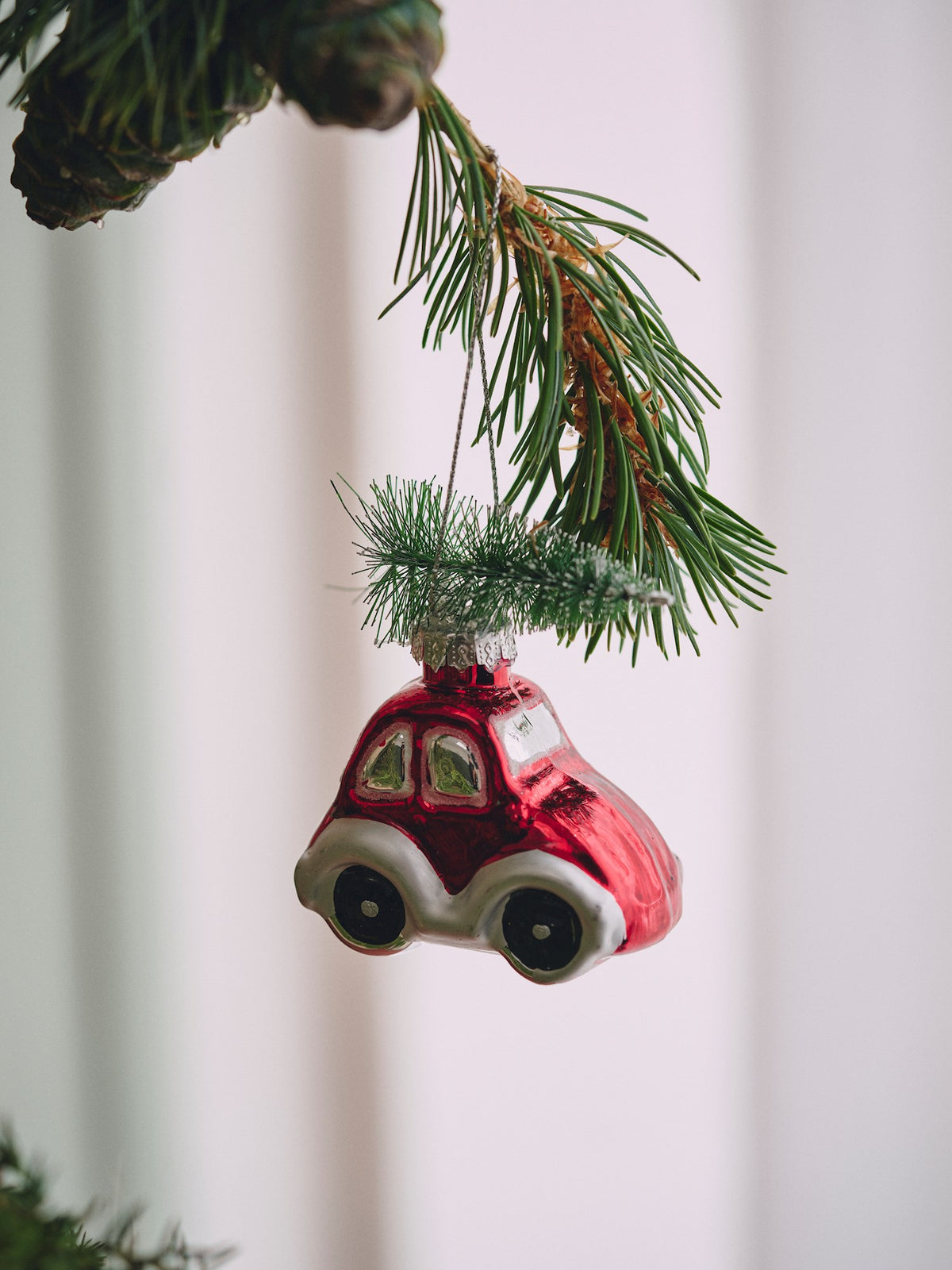 Christmas ornament car with tree