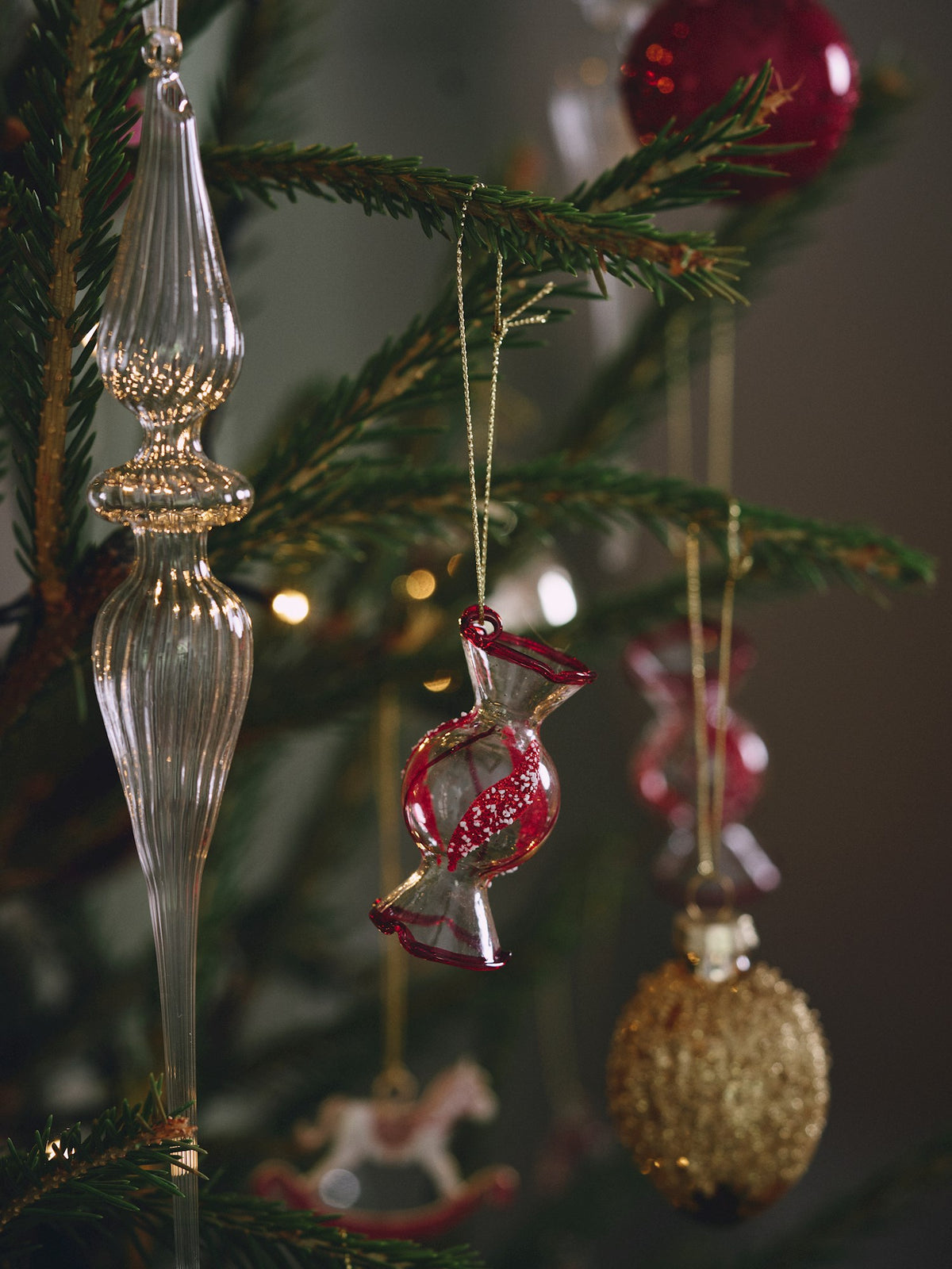 Christmas ornament candy
