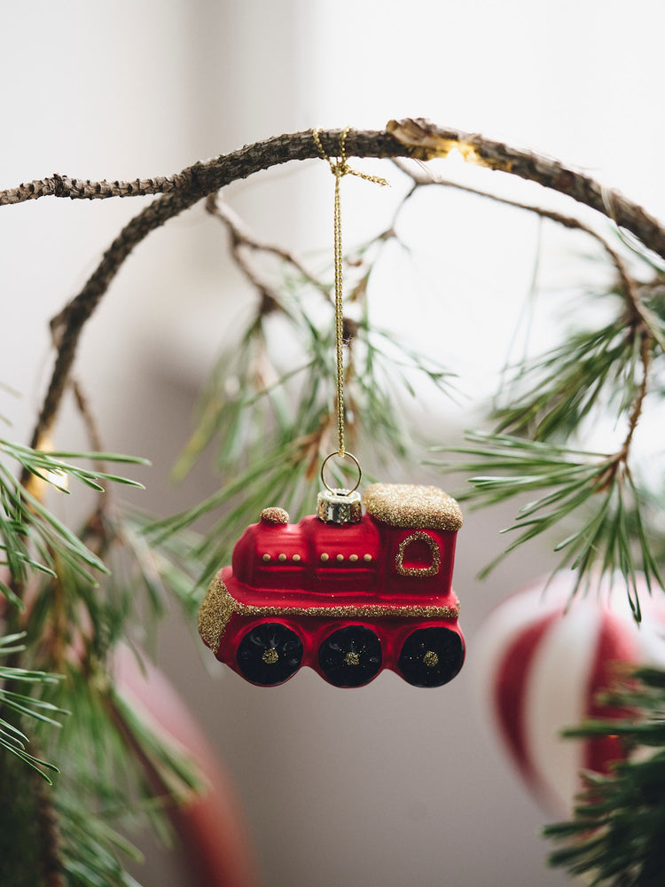 Christmas ornament train
