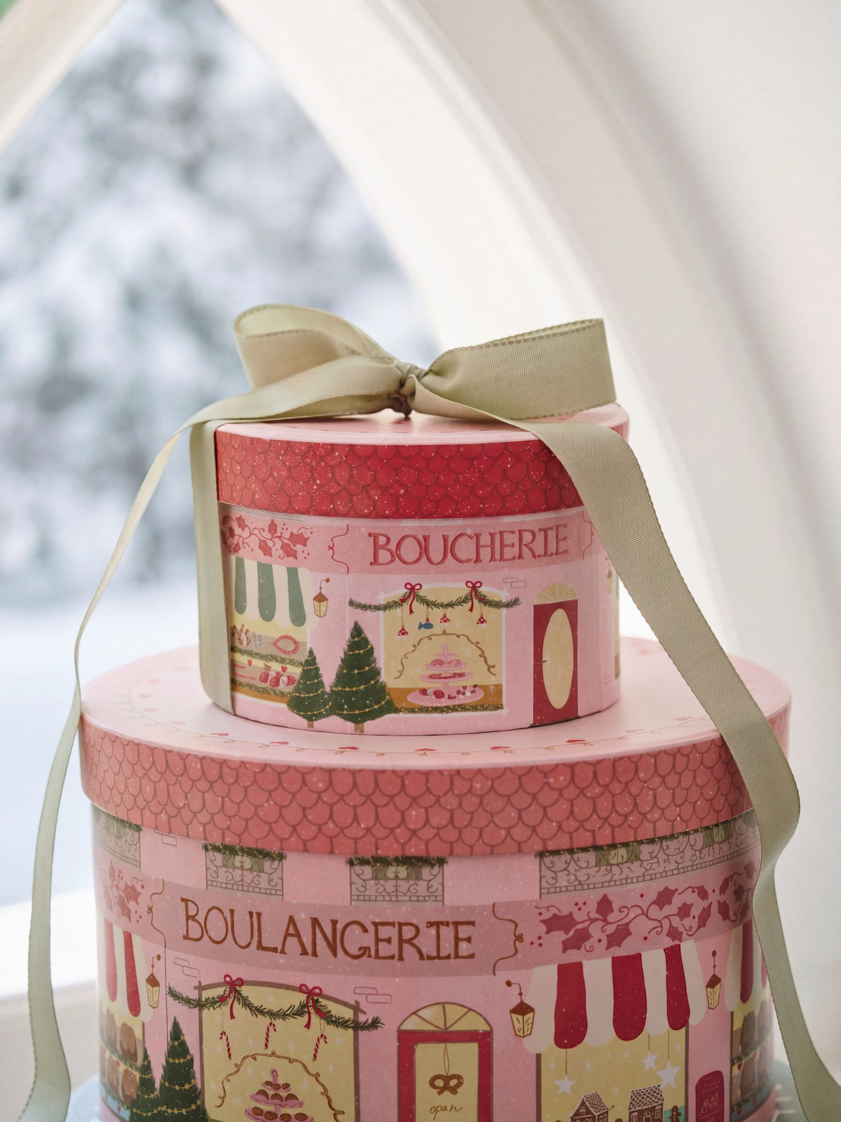 Round gift box