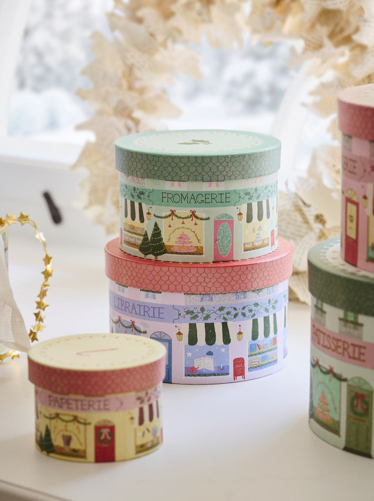 Round gift box