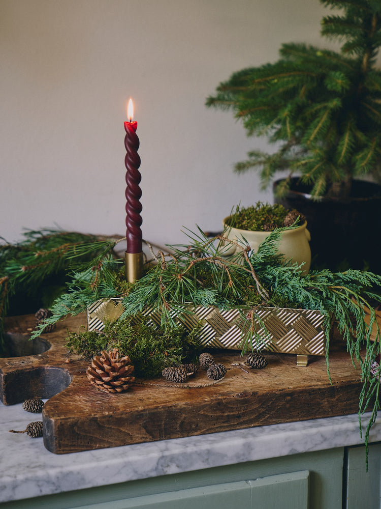 Tray for advent decoration