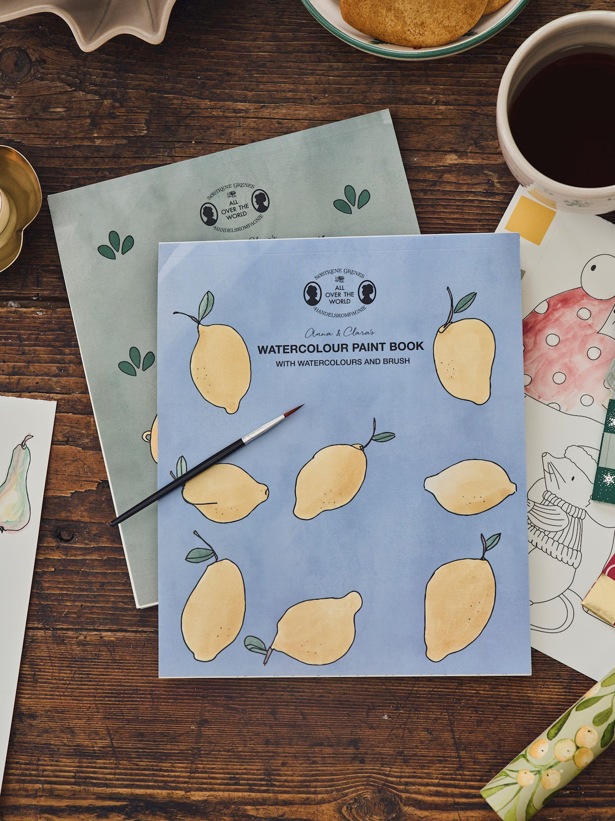 Watercolour paint book