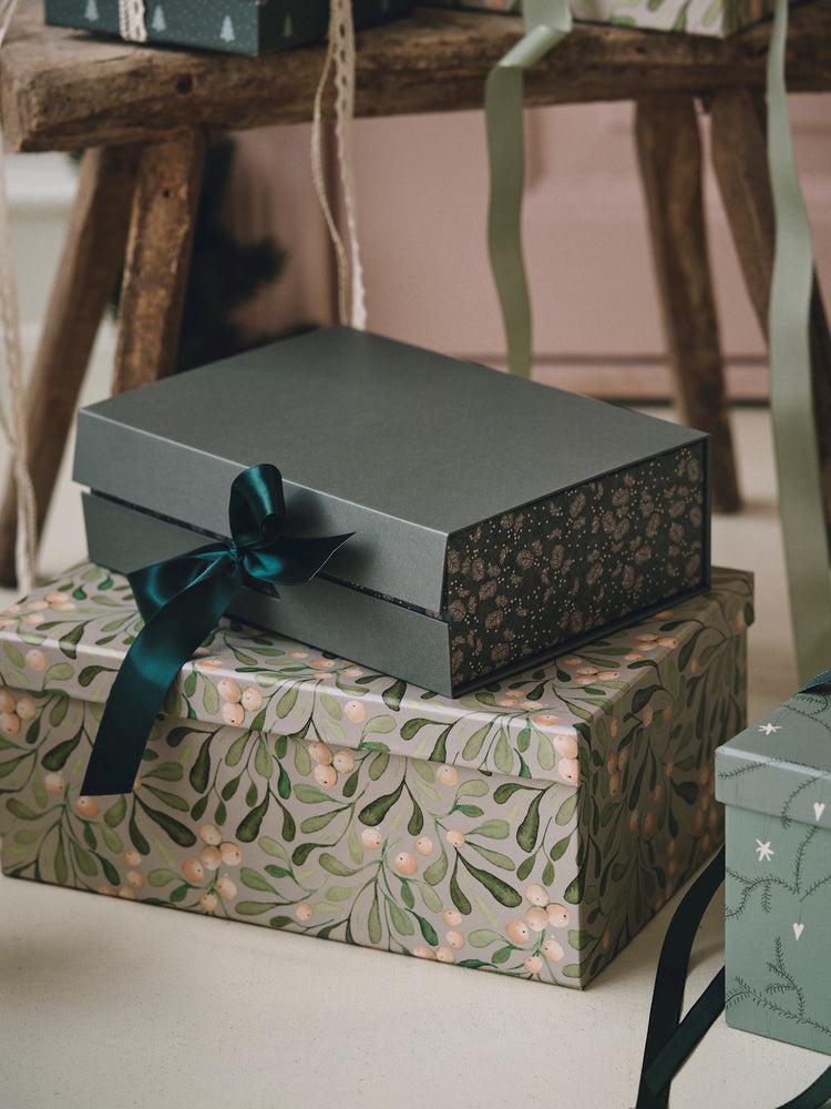 Gift box with ribbon