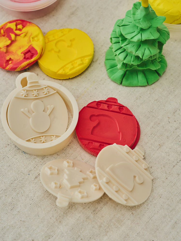 Clay cutters for Christmas baubles