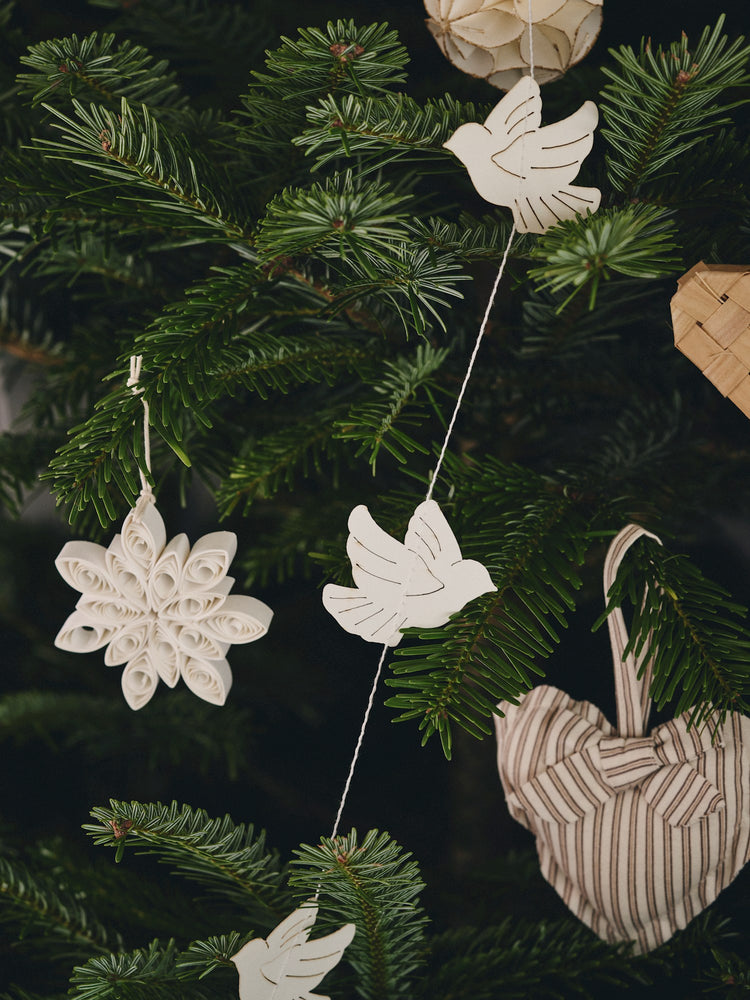 Paper garland dove