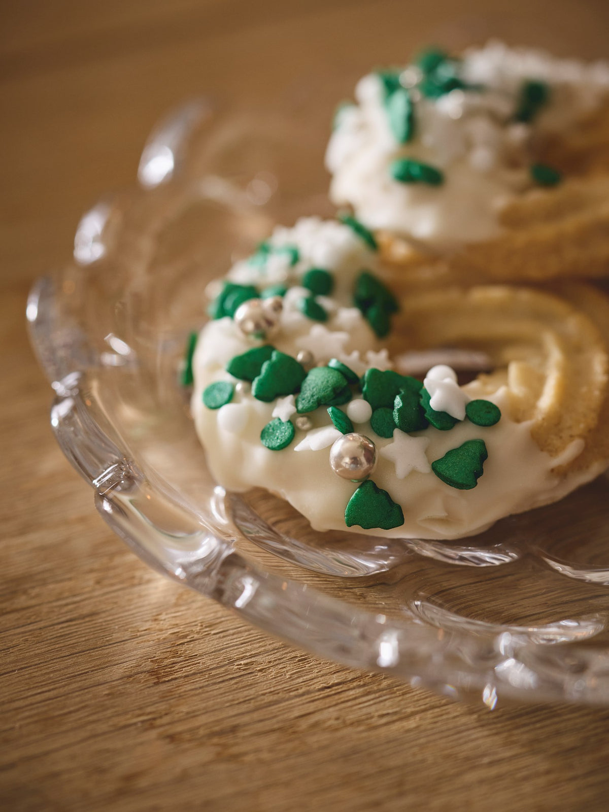 Christmas sprinkles green/white