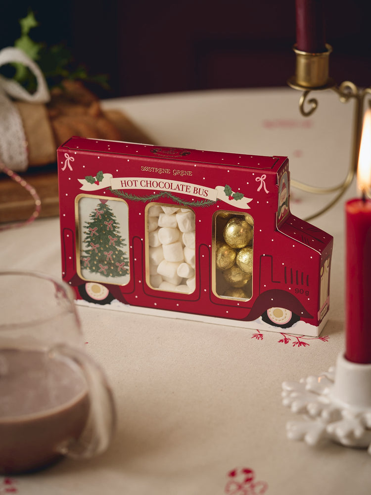 Christmas chocolate bus