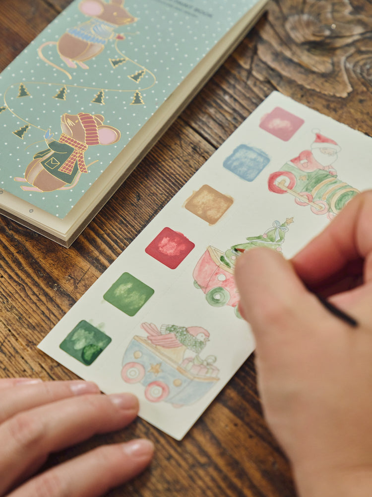 Watercolour paint book
