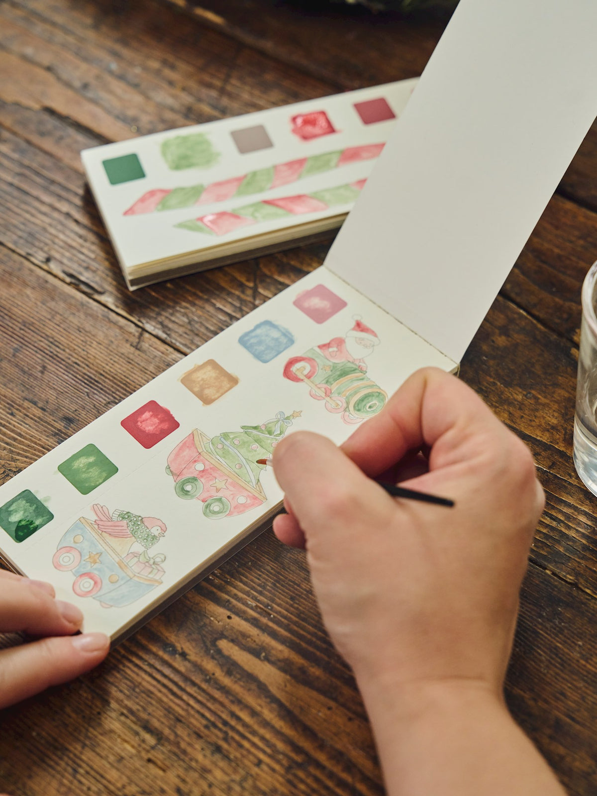 Watercolour paint book