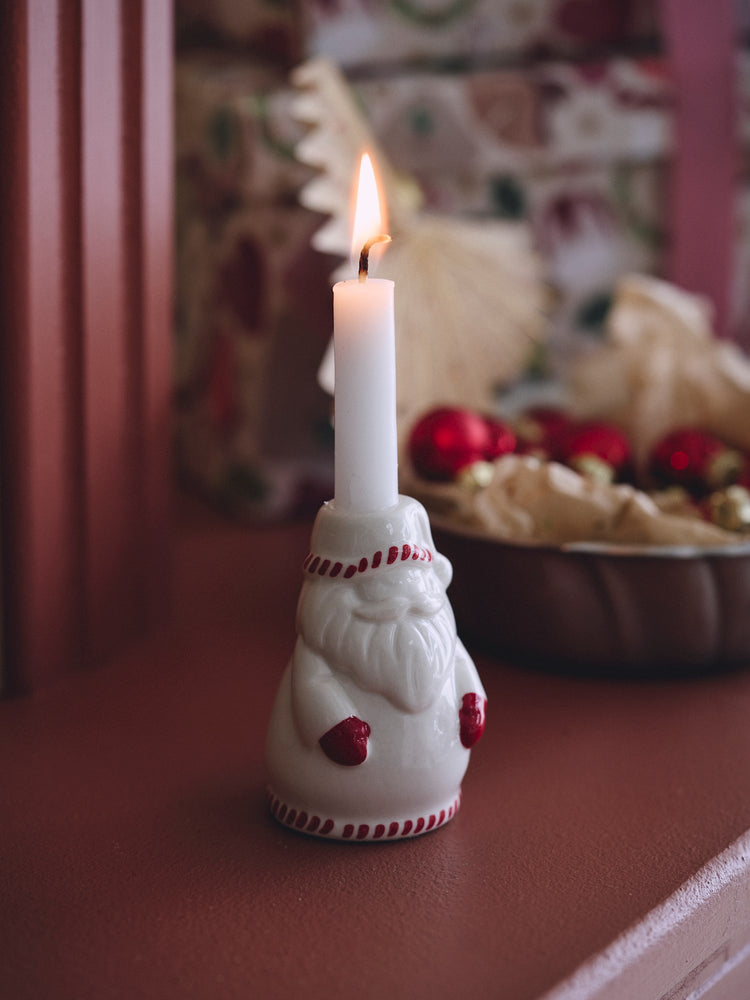 Candle holder Santa