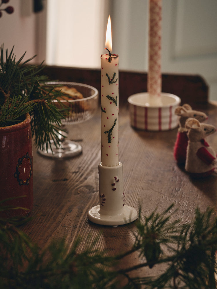 Candle holder candy cane