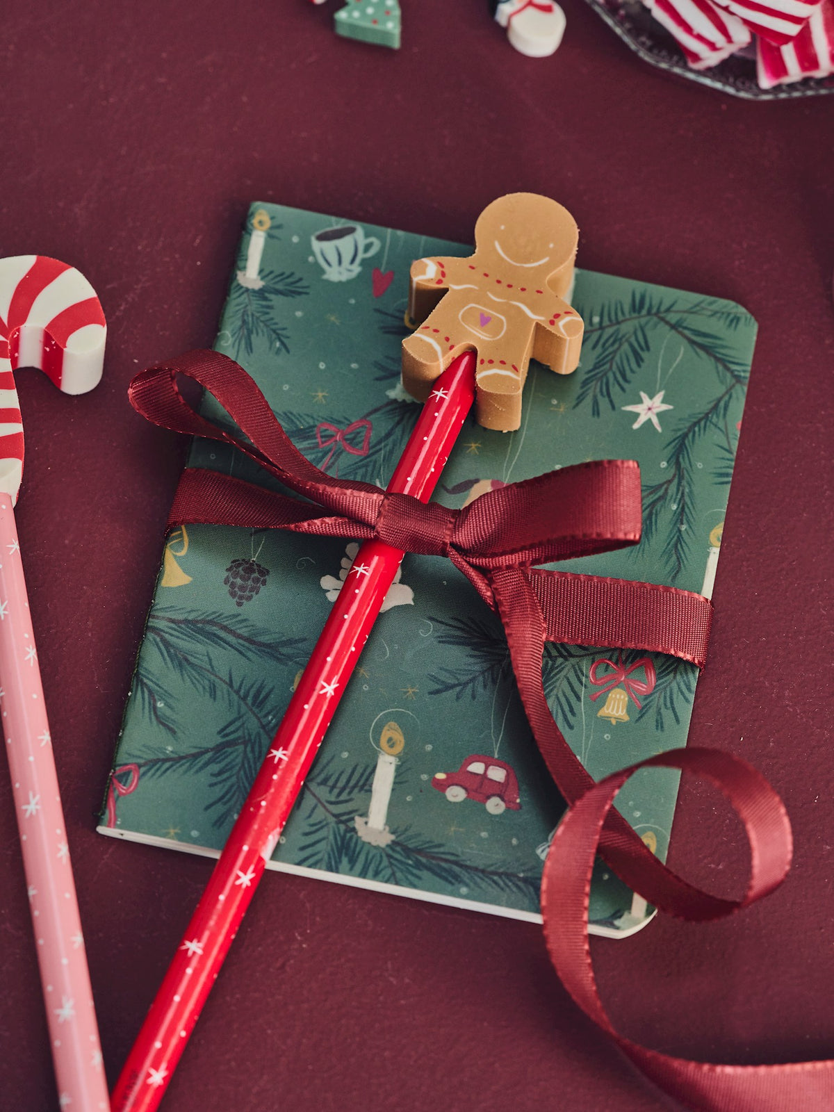 Pencil with gingerbread