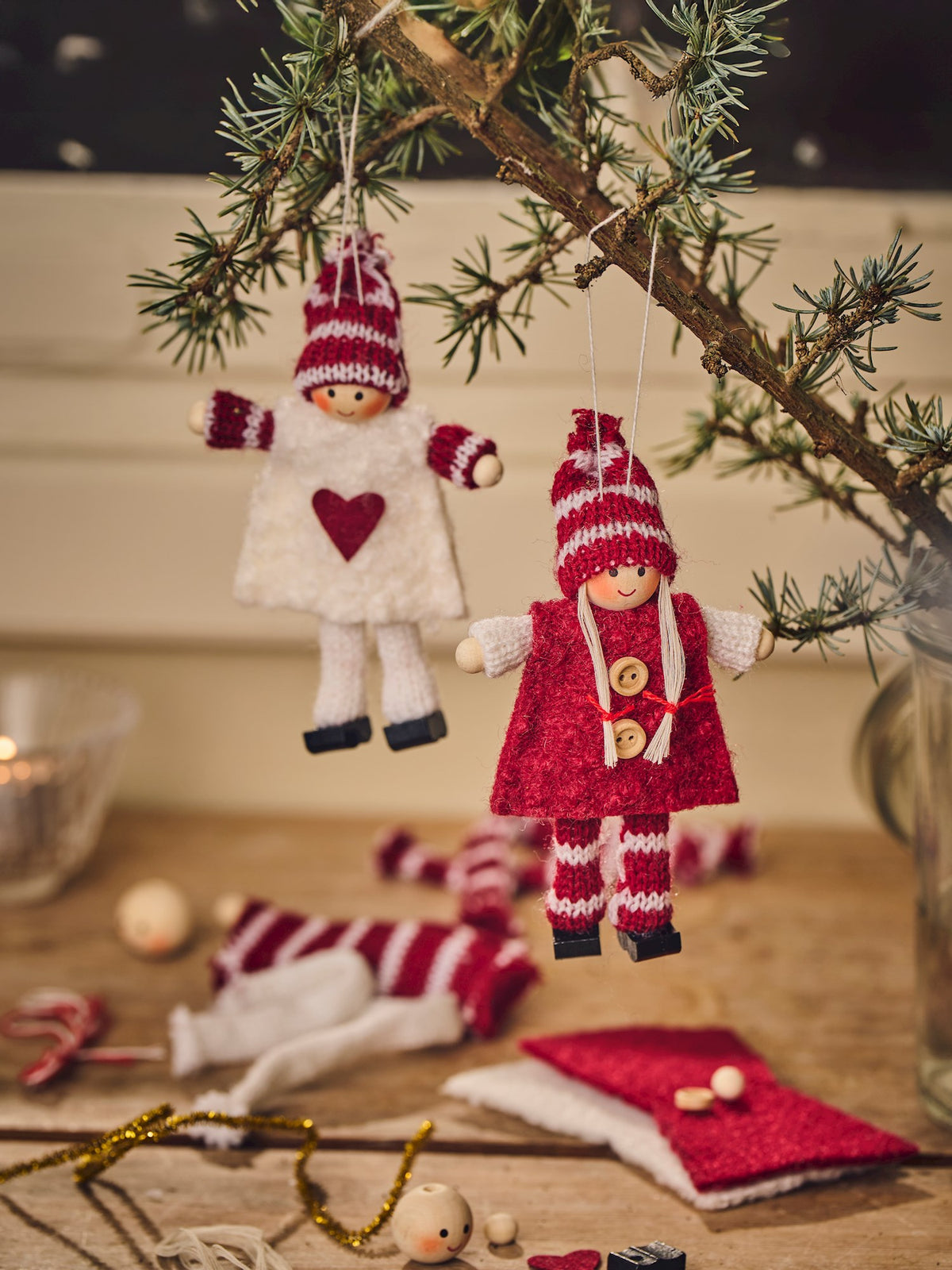 DIY kit felt Christmas elves