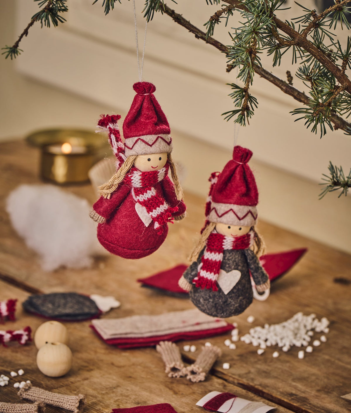 DIY kit felt Christmas elves