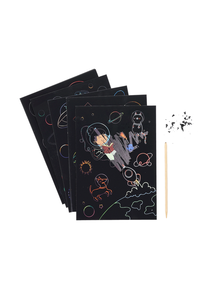 Scratch card set