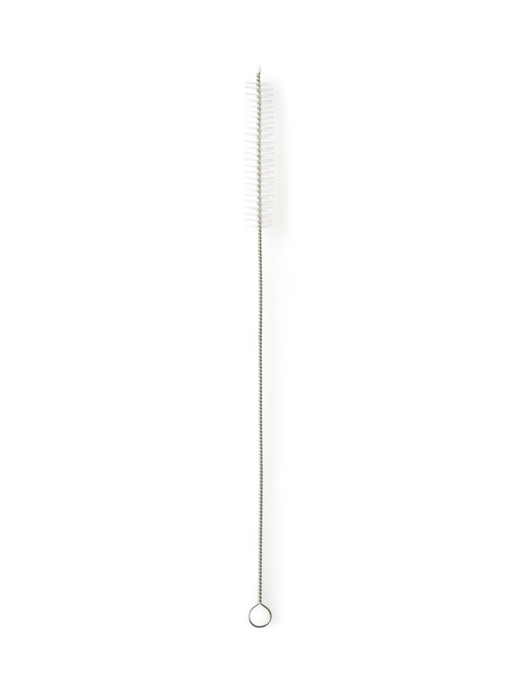 Straw cleaning brush