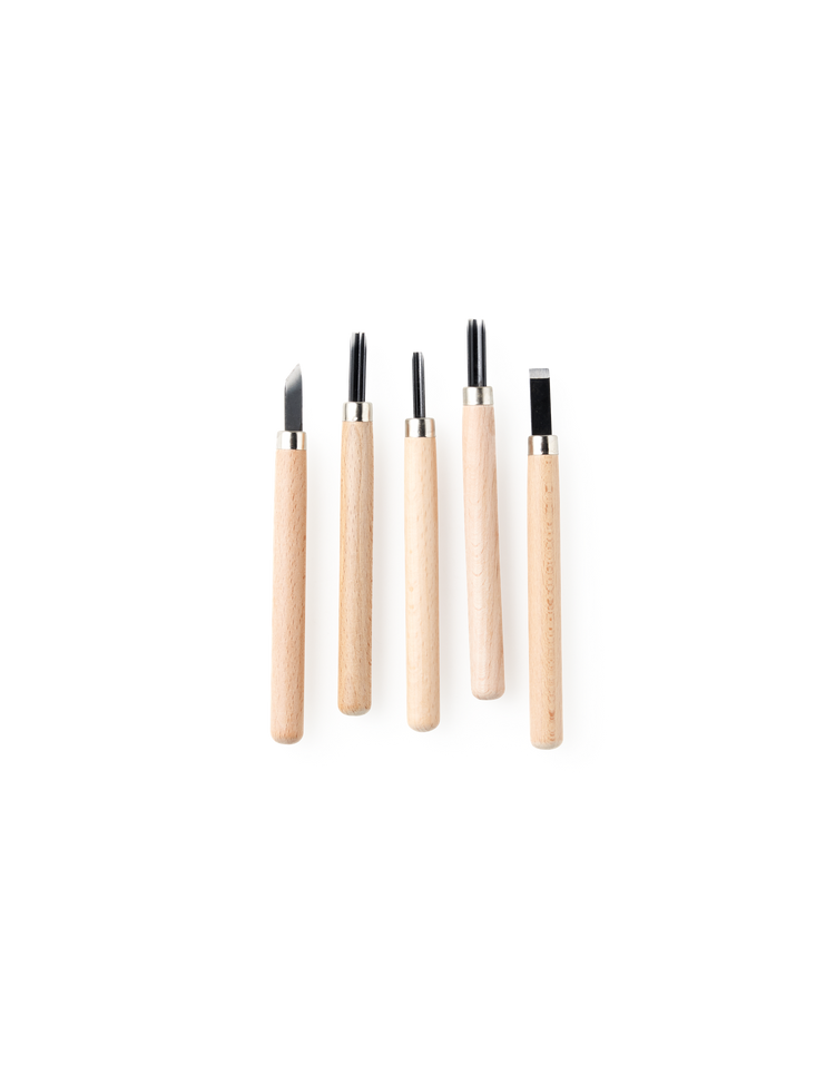 Linocut carving set