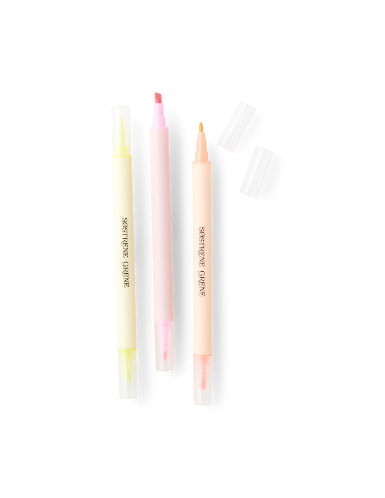 Double-ended highlighters