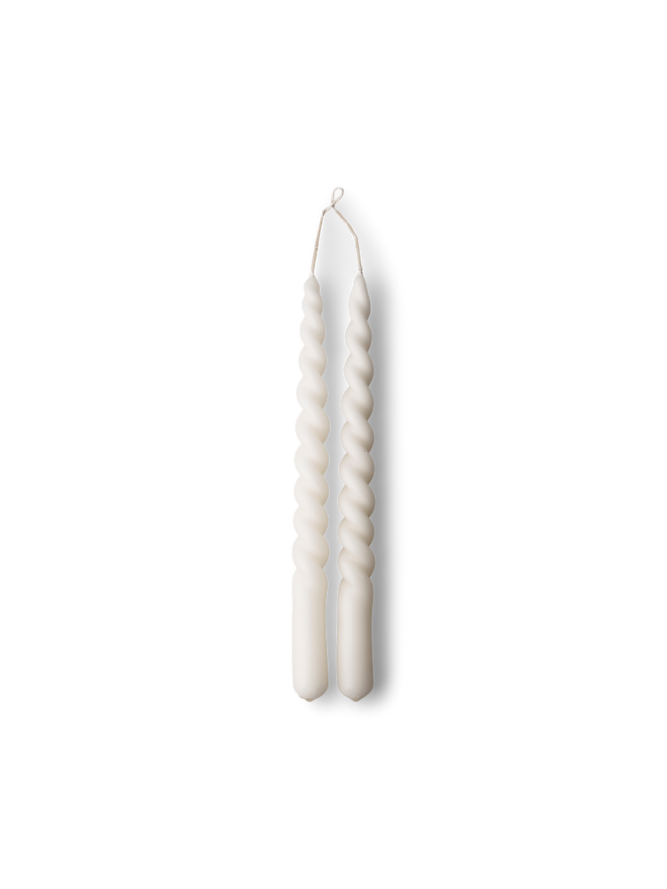 Twisted candles 28 cm