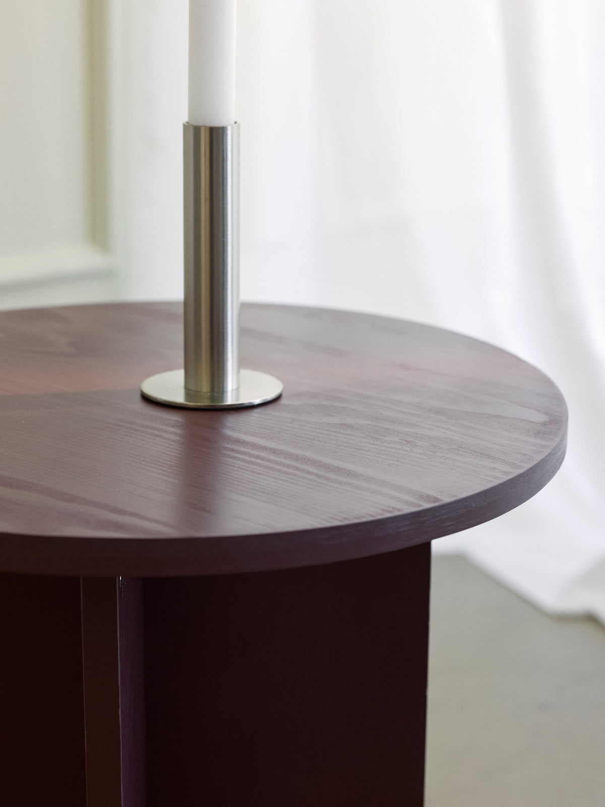 Wooden side table