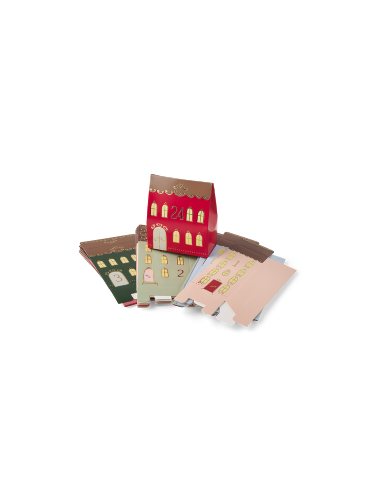 Advent calendar with gift bags