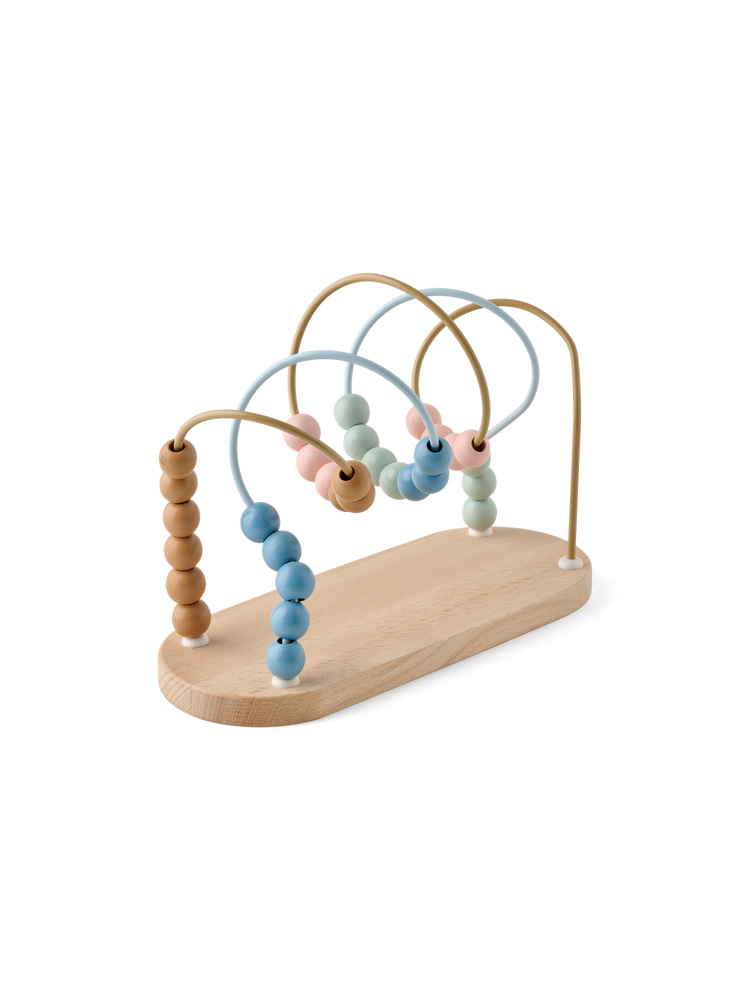 Wooden bead maze
