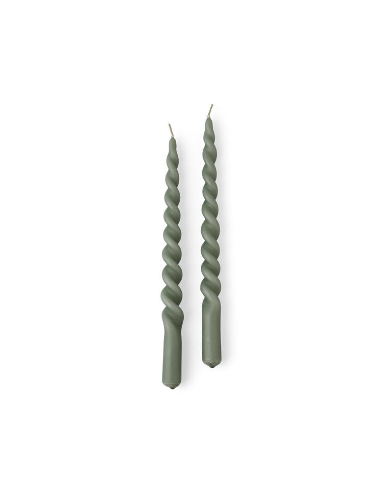 Twisted candles 28 cm