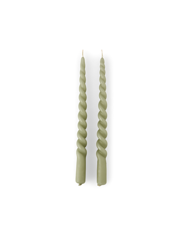 Twisted candles 28 cm