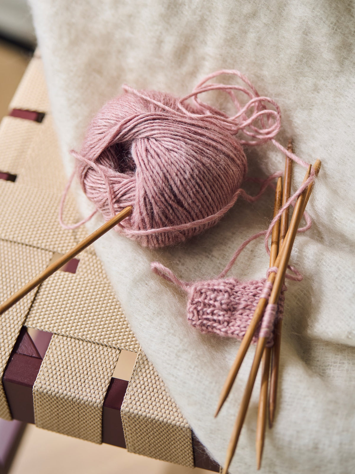 Wool bamboo yarn
