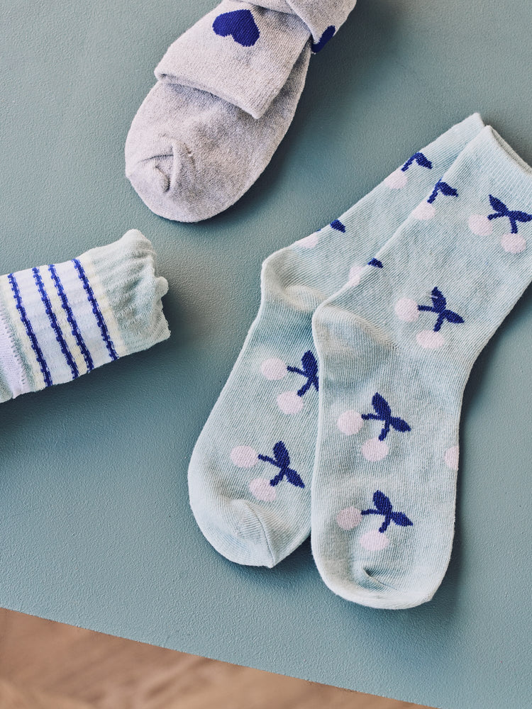 Socks with glitter