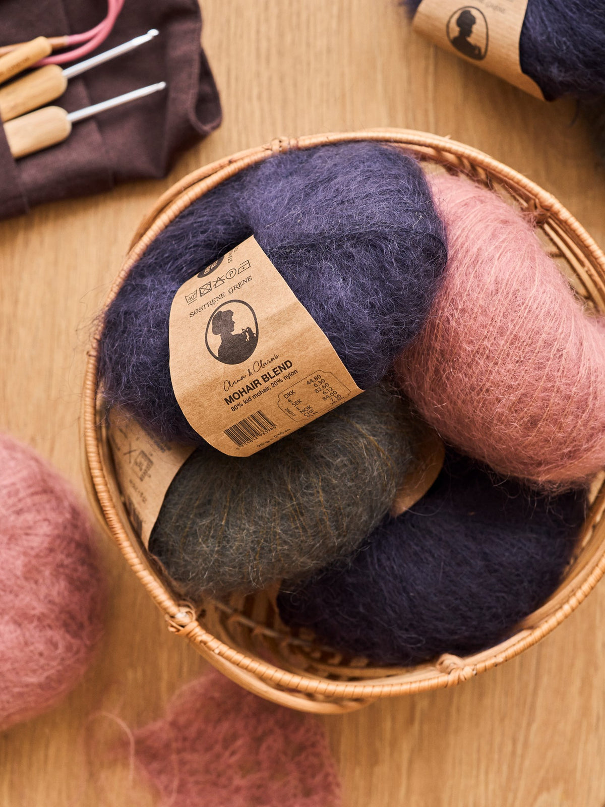 Mohair nylon yarn