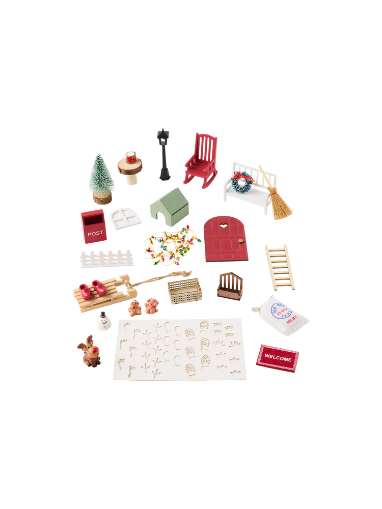 Advent calendar with 24 miniature items
