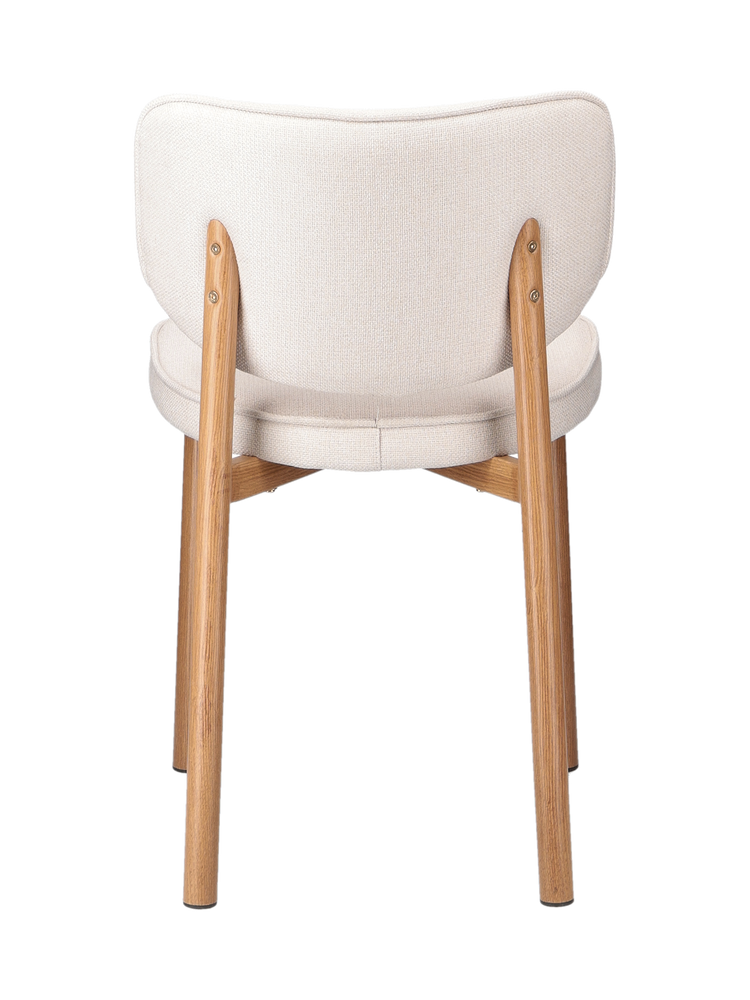Dining chair with piping