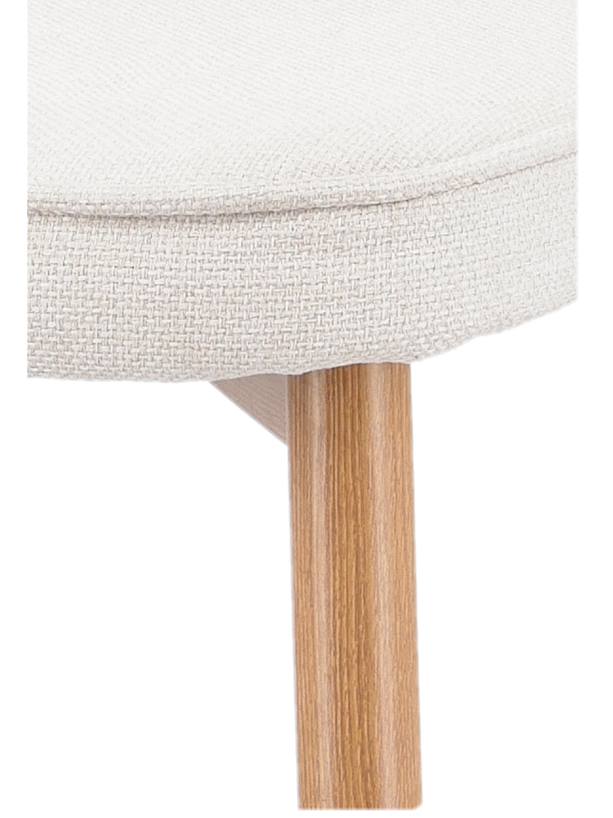 Dining chair with piping