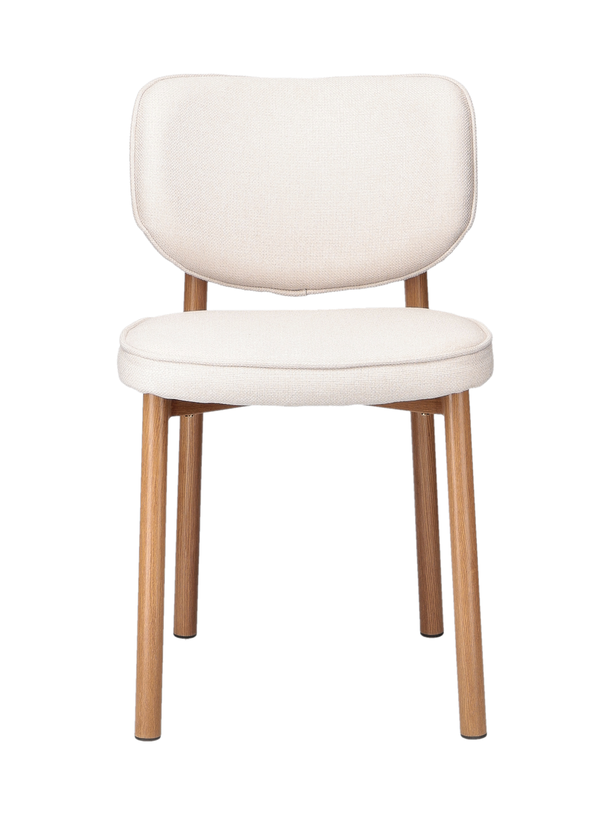 Dining chair with piping