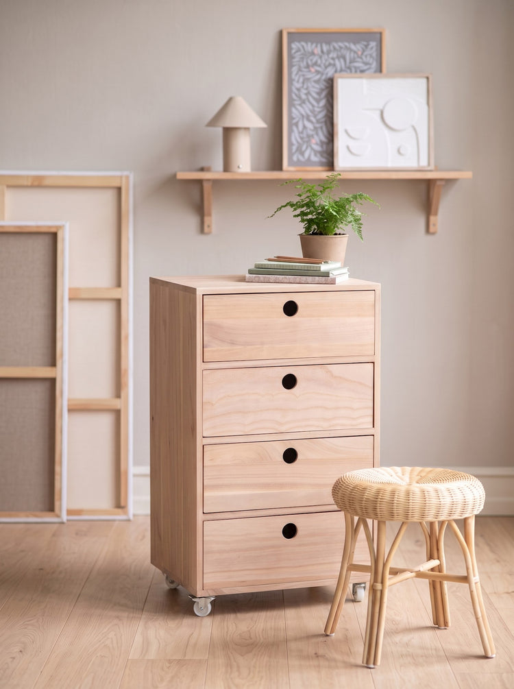Drawers on wheels