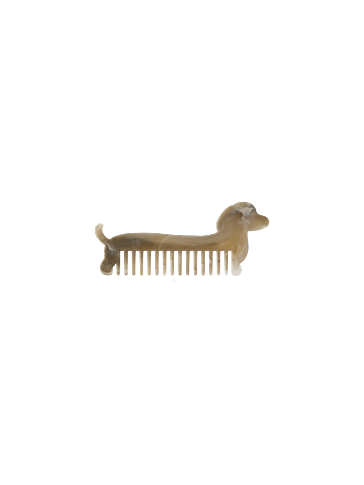Dog-shaped comb