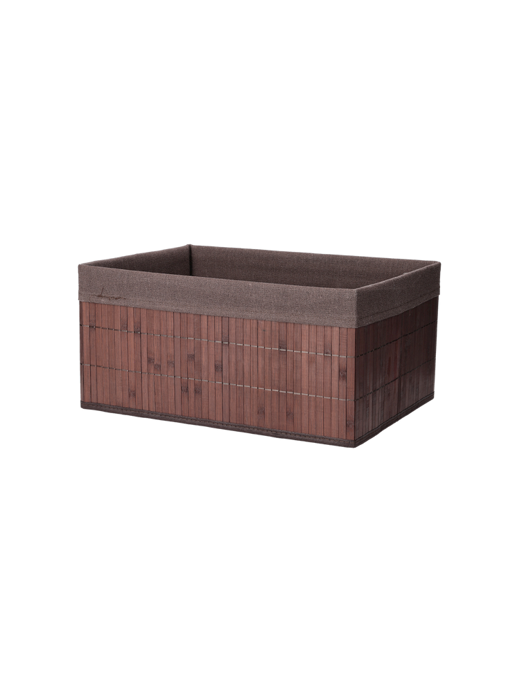 Lined storage basket