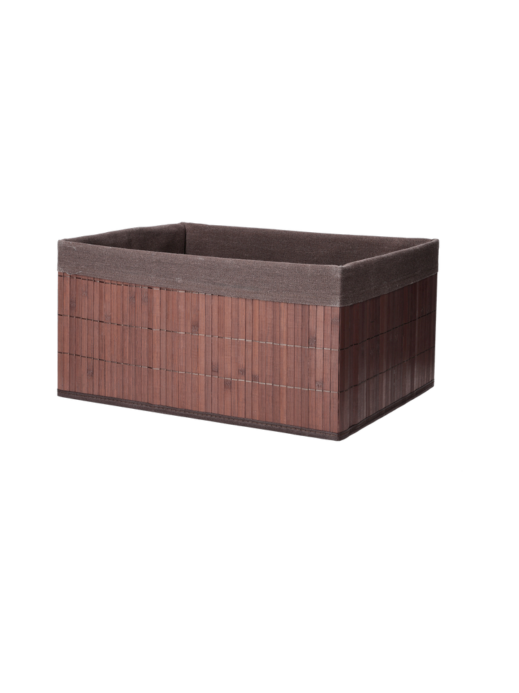 Lined storage basket