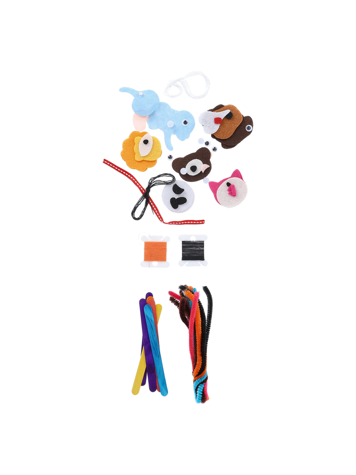 Animals on sticks DIY kit