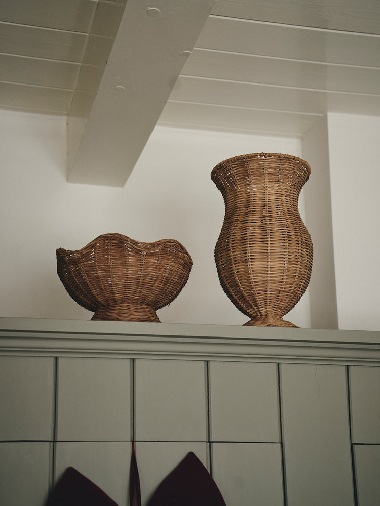 Rattan vase