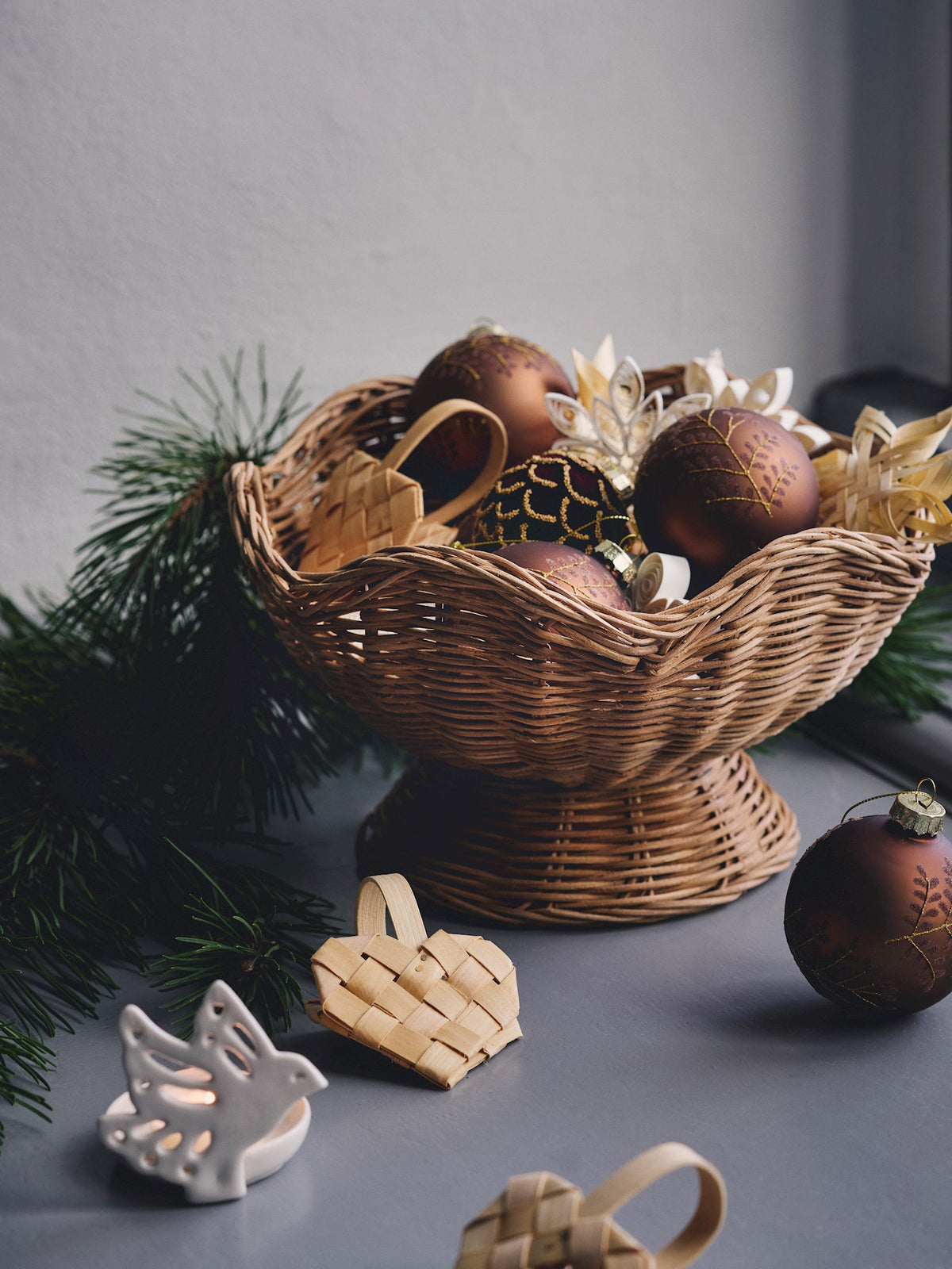 Rattan bowl